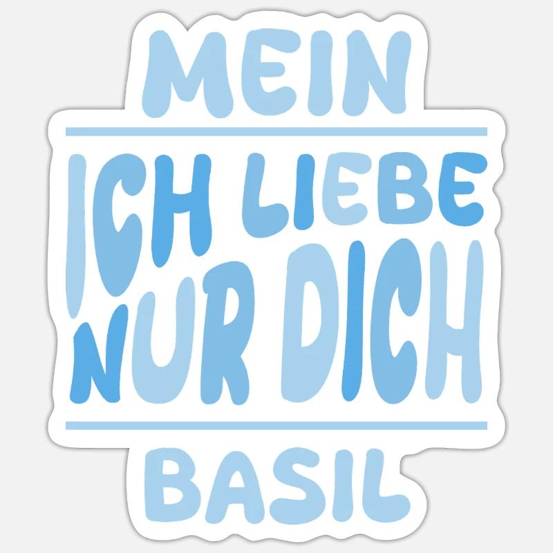 Basilic Sticker taille S (10 x 10 cm)