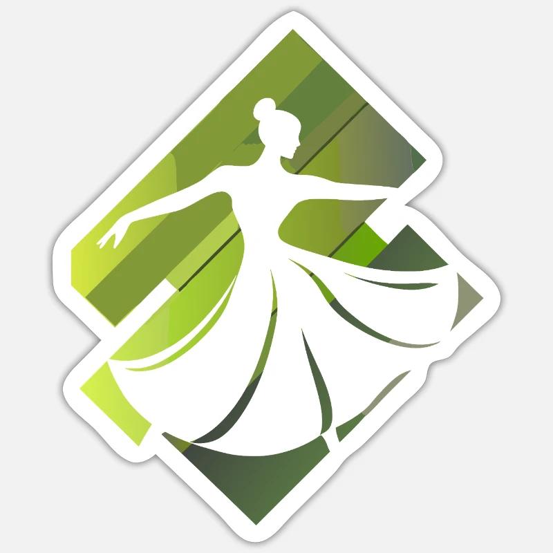 Dance School Dance Course Dancing Sticker size S (10 x 10 cm)