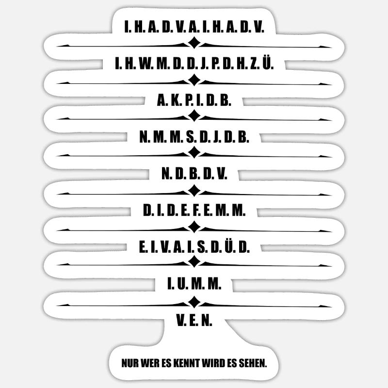 Der Code der Macht Teil 2 - Geheimcode 66 Sticker Größe S (10 x 10 cm)