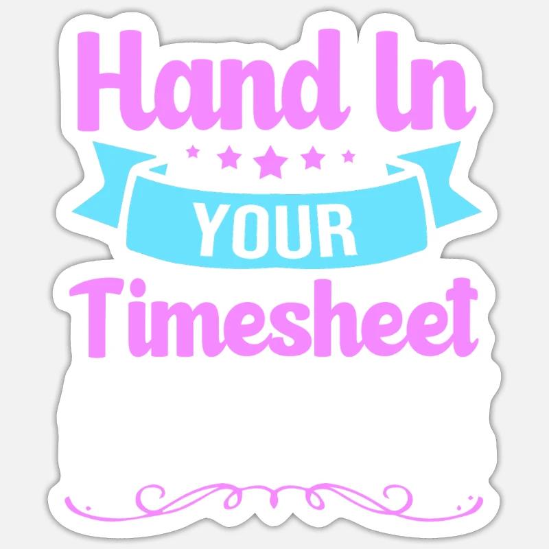 Responsable RH - Sticker taille S (10 x 10 cm) - blanc mat