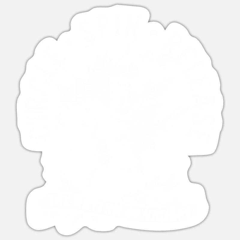 Discus Throw Circle Spin Release Sticker size S (10 x 10 cm)