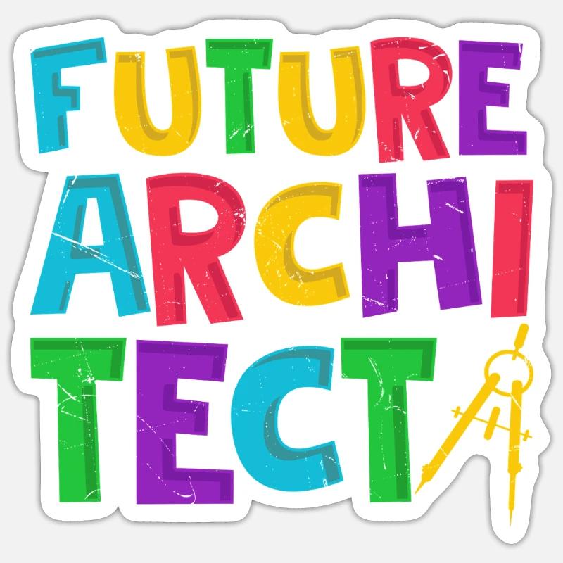 Architecte Sticker taille S (10 x 10 cm)