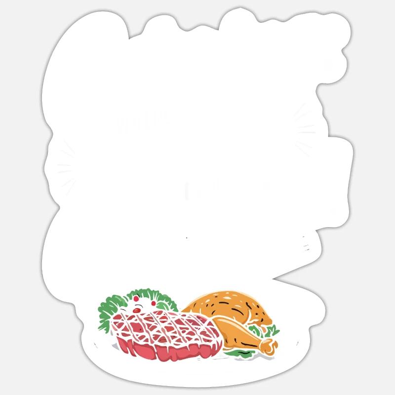 Catering: Where every bite is a celebration! Sticker size S (10 x 10 cm)