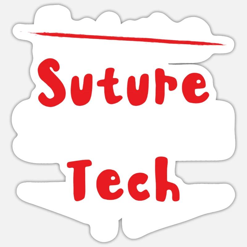 Surgical Technician Surgical Technologist - Sticker size S (10 x 10 cm) - white matte