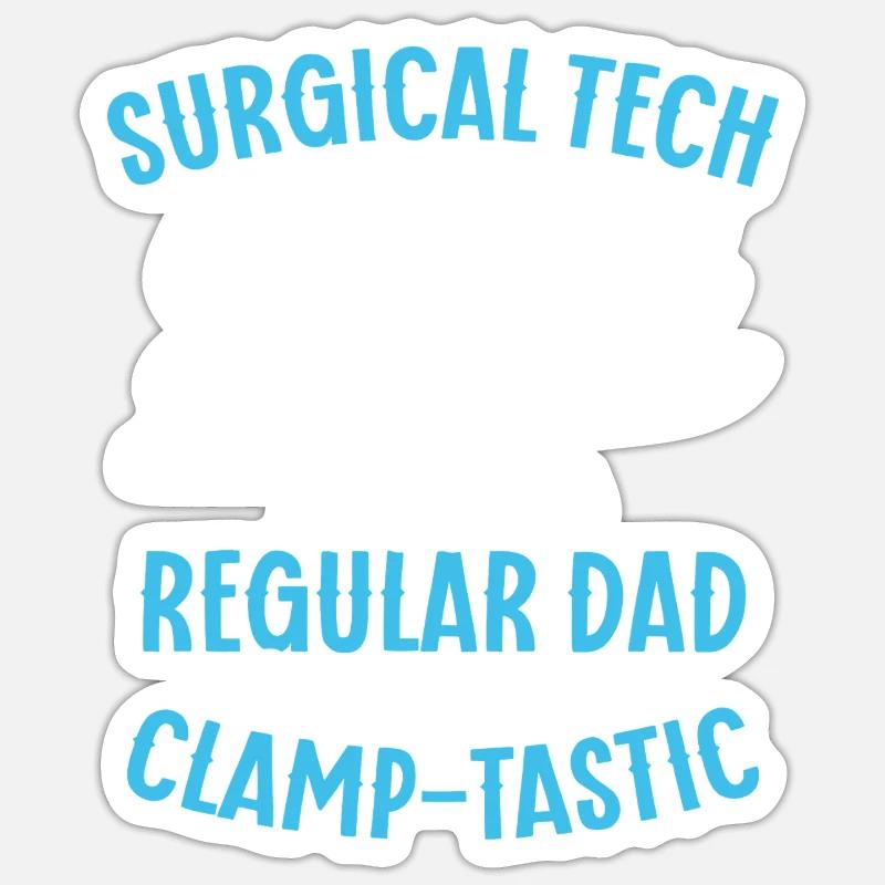 Chirurgischer Techniker Chirurgischer Technologe - Sticker Größe S (10 x 10 cm) - Mattweiß