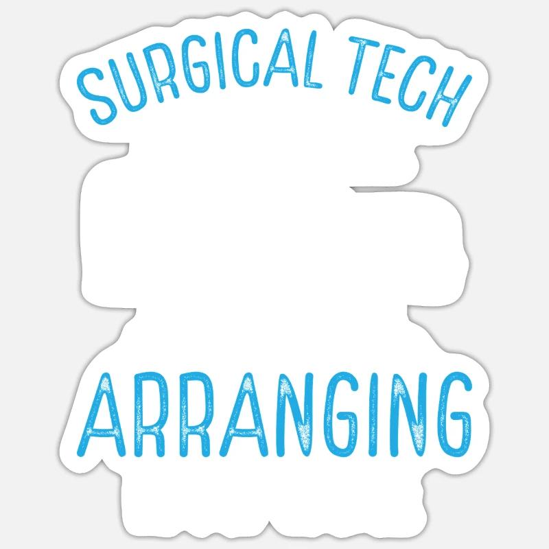 Chirurgischer Techniker Chirurgischer Technologe Sticker Größe S (10 x 10 cm)
