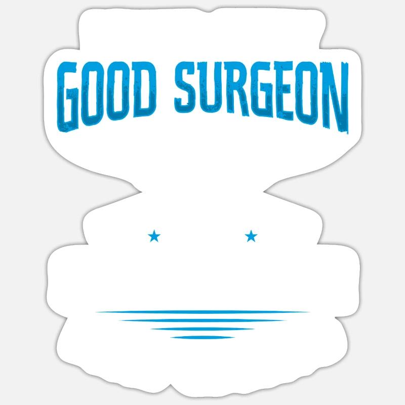 Surgical Technician Surgical Technologist - Sticker size S (10 x 10 cm) - white matte