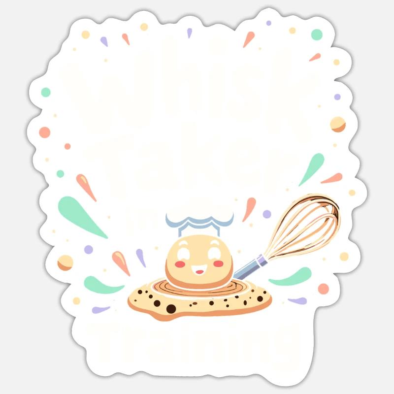 Junior Baking Candidate Young Chef Baking Sticker size S (10 x 10 cm)