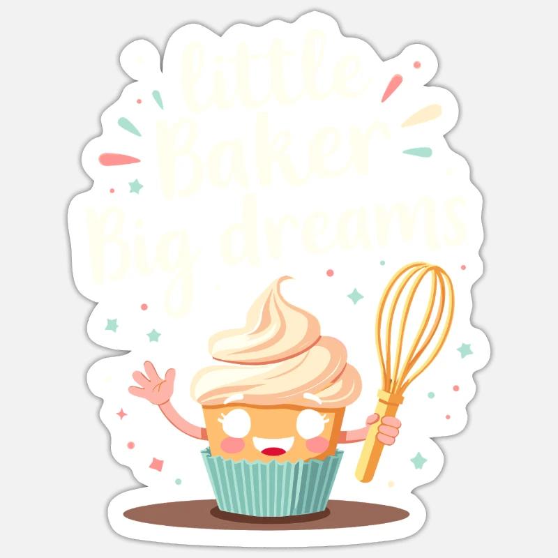 Junior Baking Candidate Young Chef Baking Sticker size S (10 x 10 cm)