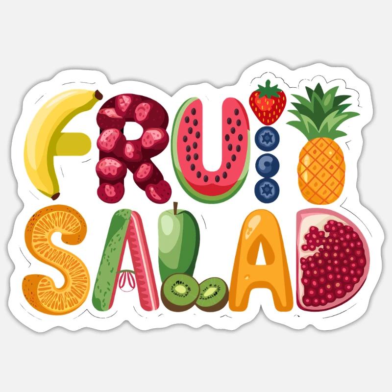 Fruity fun with vitamins for every day Sticker size S (10 x 10 cm)