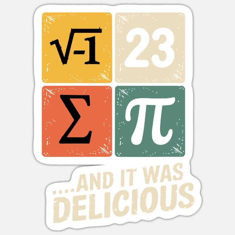 Pi Math Sticker size S (10 x 10 cm)