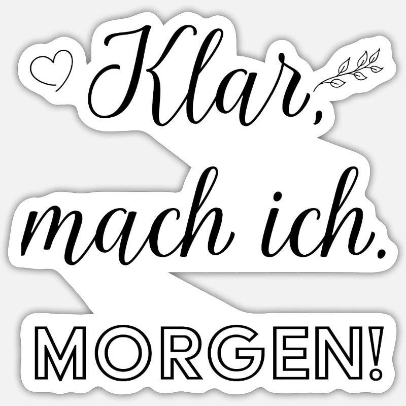Sticker Größe S (10 x 10 cm) - 
