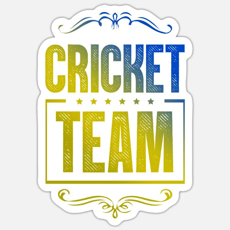 Cricket Crew - Sticker size S (10 x 10 cm) - white matte