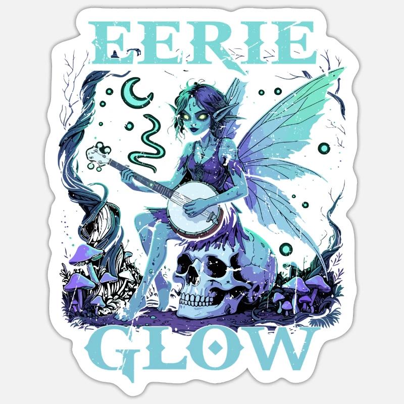 Fairycore Fee Gotisch Sticker Größe S (10 x 10 cm)