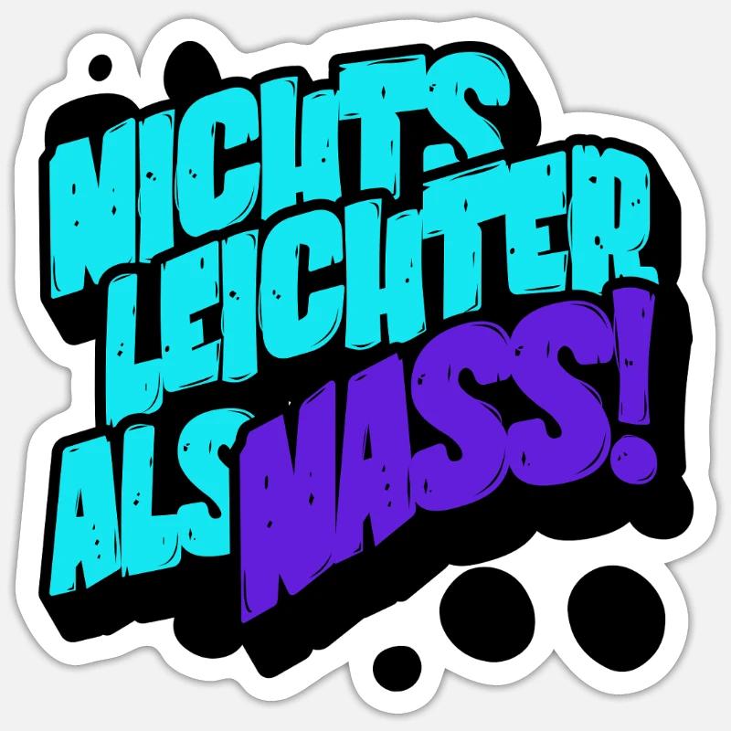Nass1 Sticker Größe S (10 x 10 cm)