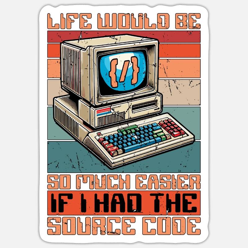 La vie de codeur serait tellement plus facile pour les développeurs Web Sticker taille S (10 x 10 cm)