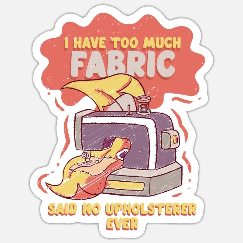 Upholsterer Upholsterer Upholstery Sticker size S (10 x 10 cm)