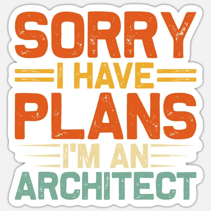 Architect Sticker size S (10 x 10 cm)