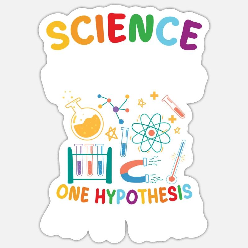 Natural sciences help solve world problems Sticker size S (10 x 10 cm)