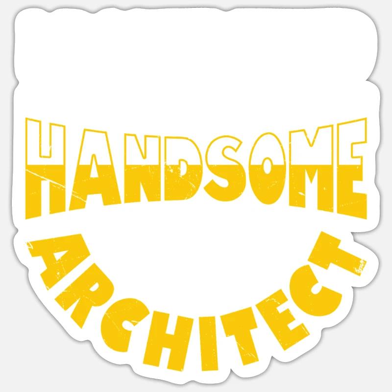 Architecte Sticker taille S (10 x 10 cm)