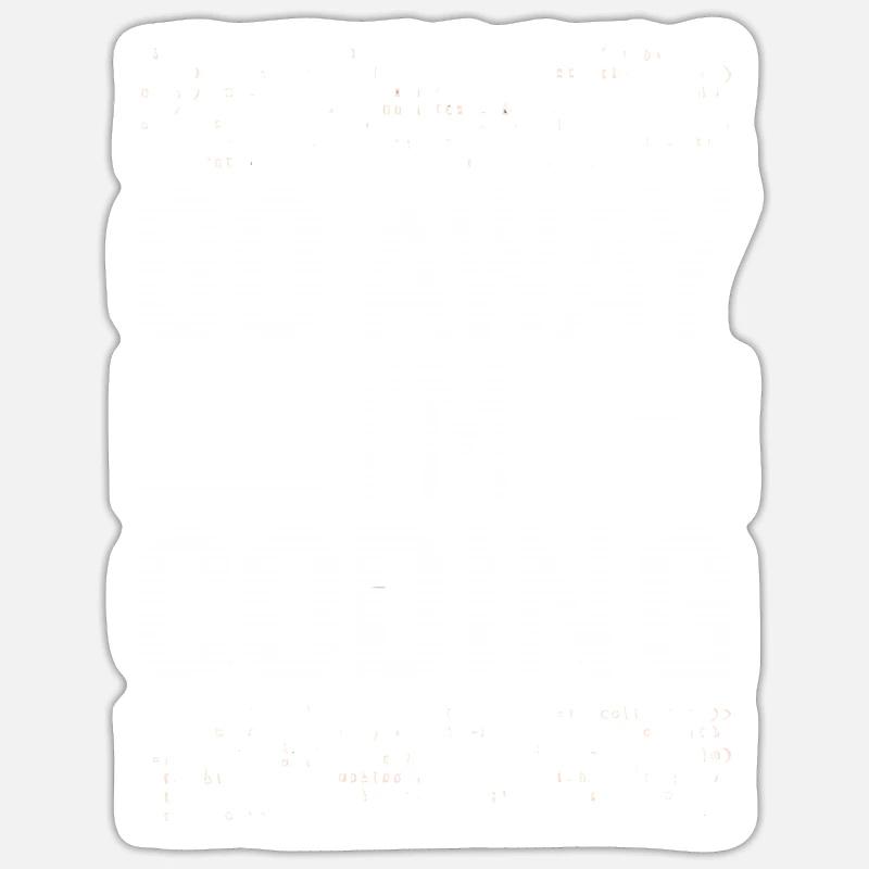 Geh weg, ich bin am Coden Sticker Größe S (10 x 10 cm)