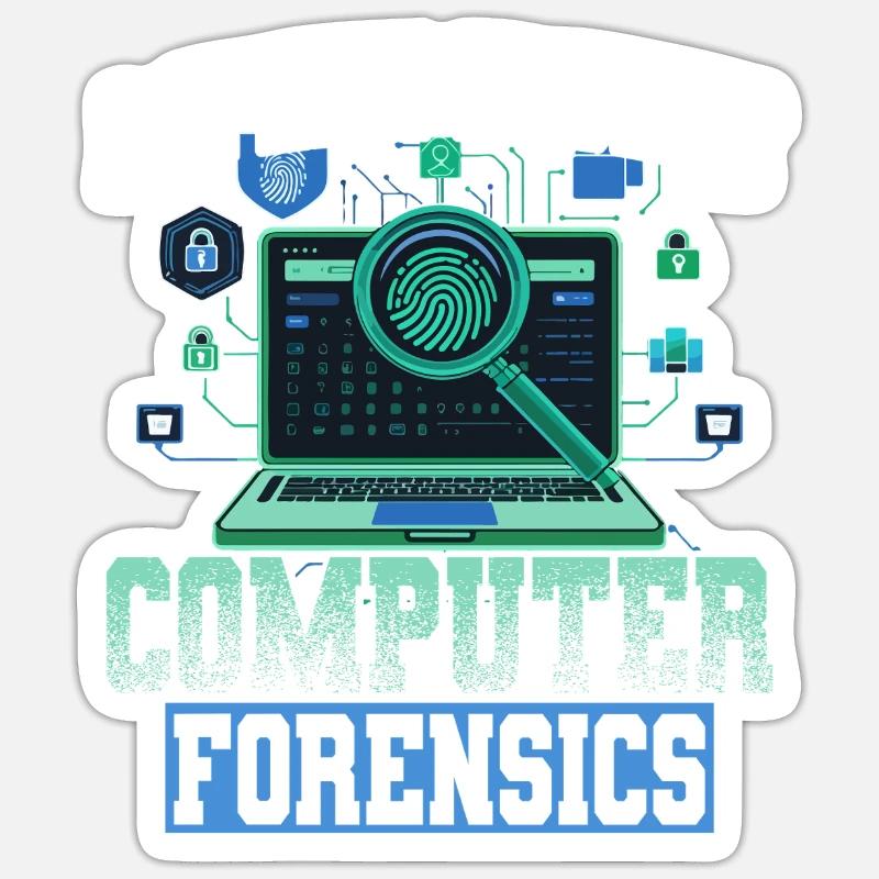 Digital Forensics Sticker size S (10 x 10 cm)