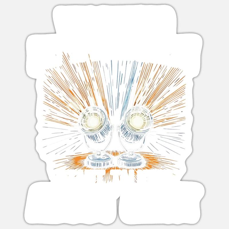 Lighting Technician Lighting Technician Lighting Technology Sticker size S (10 x 10 cm)