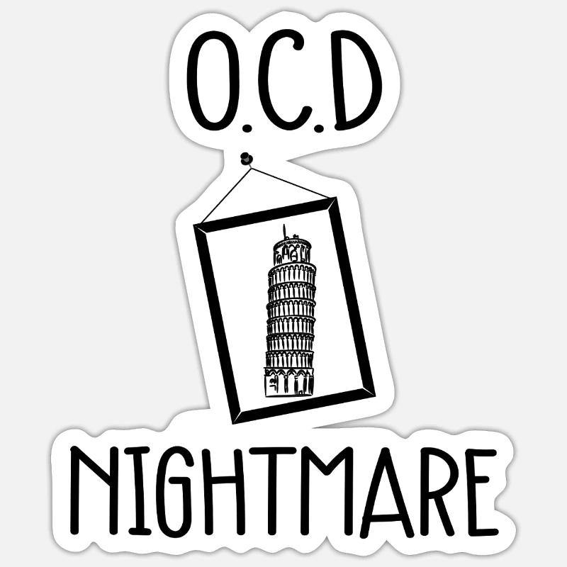 Cauchemar TOC Sticker taille S (10 x 10 cm)