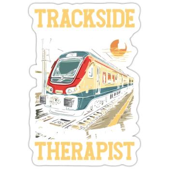 Zugfahrer Lokführer Zugliebhaber Bahnhof - Sticker Größe S (10 x 10 cm) - Mattweiß - Vorne