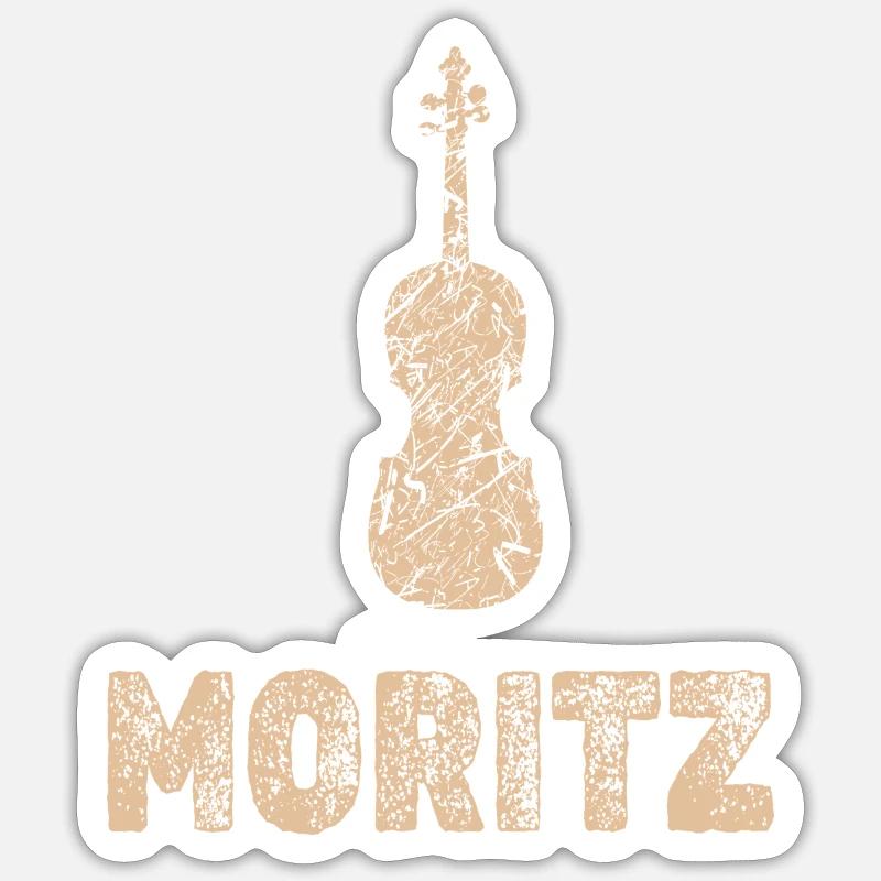 Bratsche Moritz Sticker Größe S (10 x 10 cm)