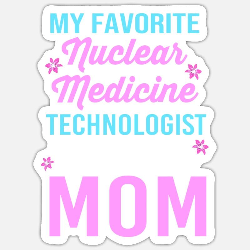 Nuklear nuklearmedicin Atomradiologi Sticker