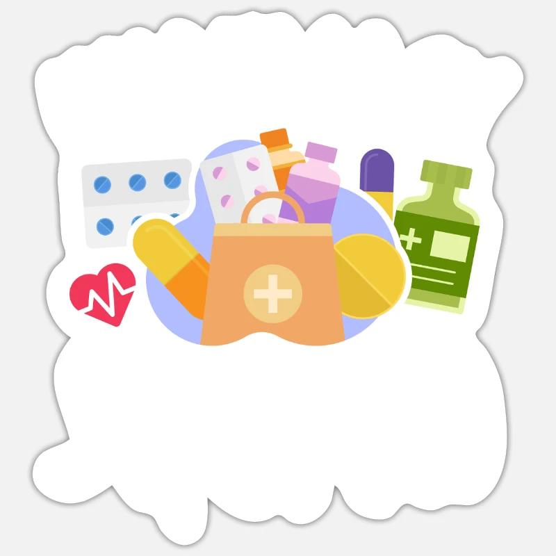 Pharmacy Tech Technician Sticker Größe S (10 x 10 cm)