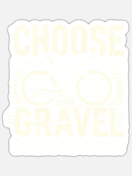 Wählen Sie Schotter - Sticker Größe S (10 x 10 cm) - Mattweiß