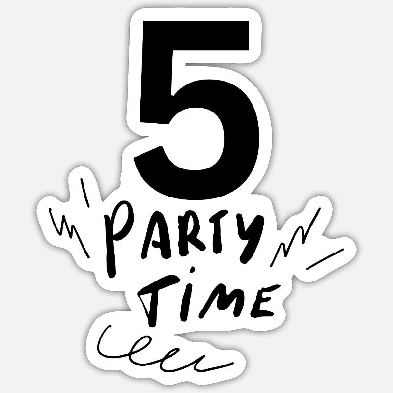 5 - Sticker taille S (10 x 10 cm) - blanc mat