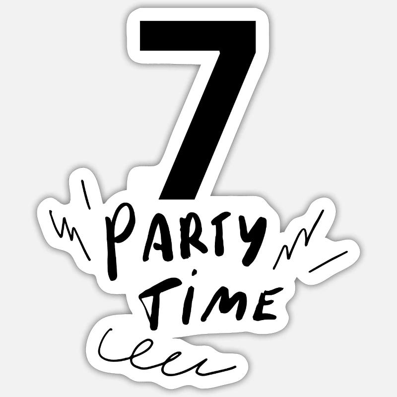 7 - Sticker size S (10 x 10 cm) - white matte