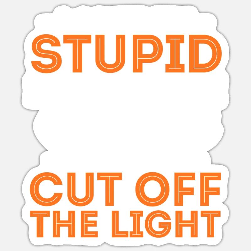 Funny Lighting Technician Statement Design - Sticker Größe S (10 x 10 cm) - Mattweiß