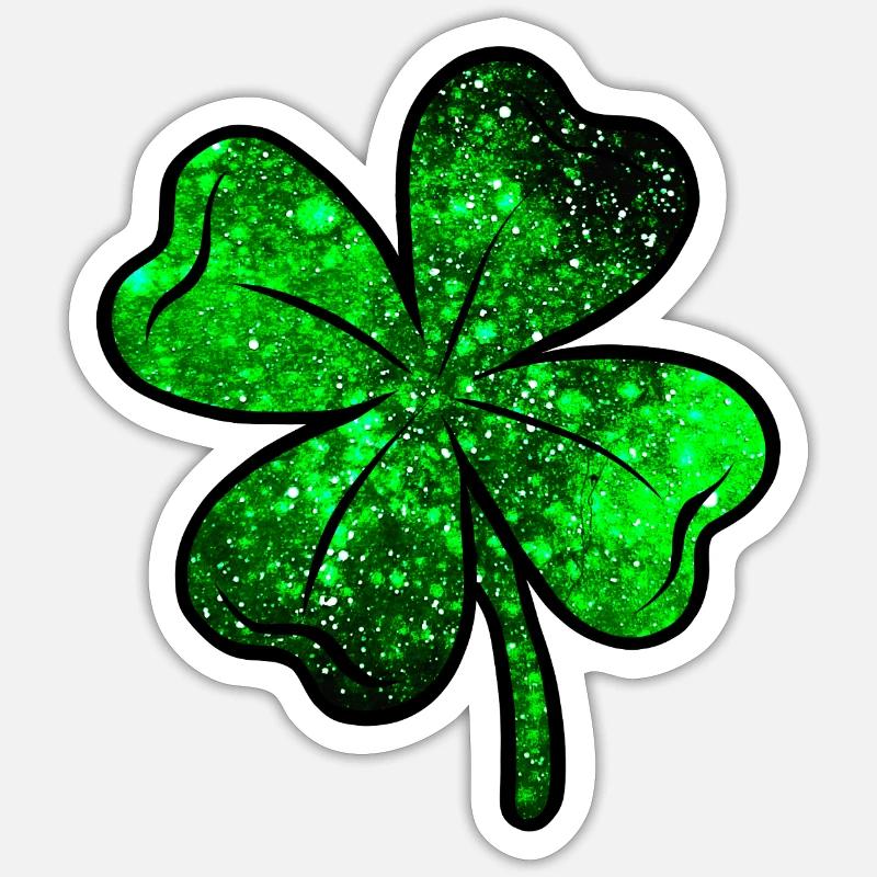 Cosmic Luck - Sticker size S (10 x 10 cm) - white matte