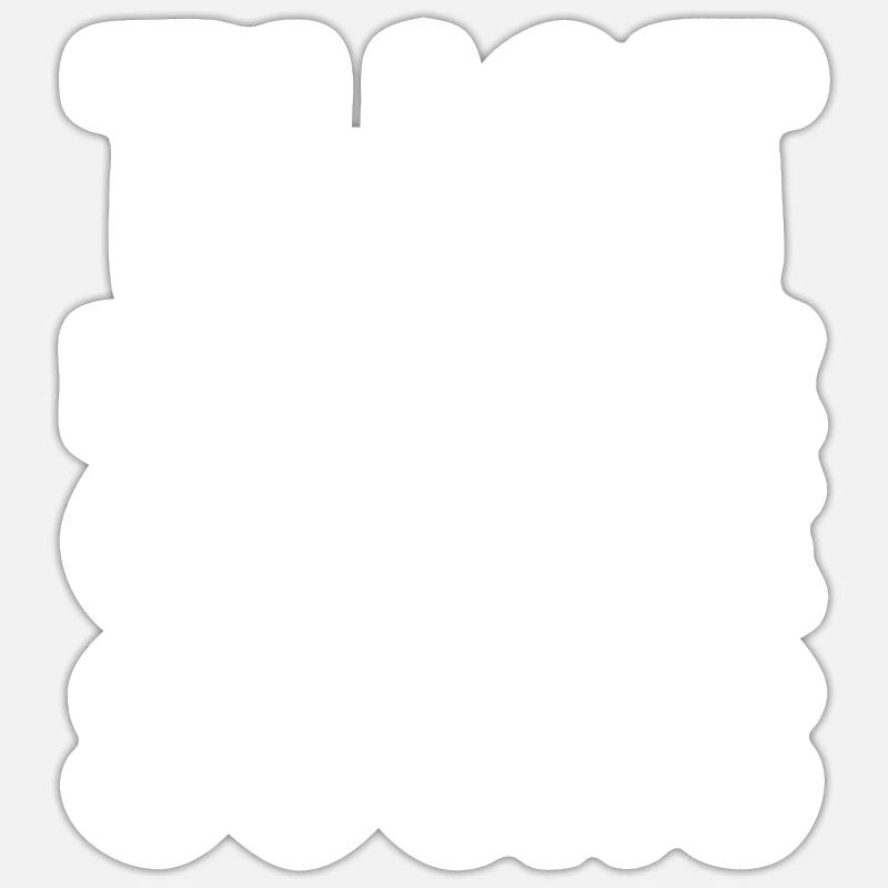 Ça m’assomme - Sticker taille S (10 x 10 cm) - blanc mat