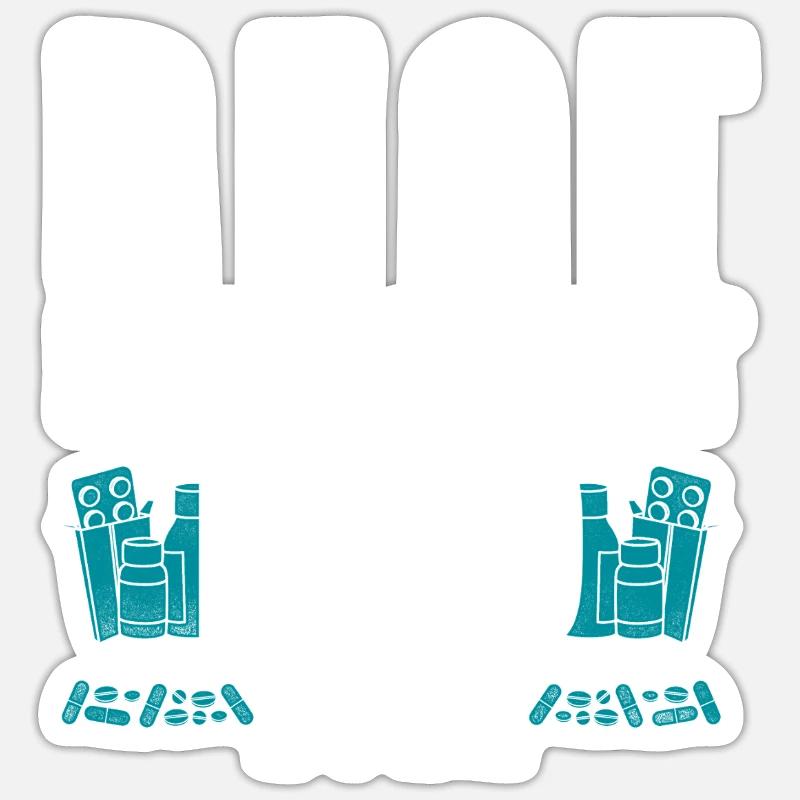 Pharmacy Tech Technician Sticker Größe S (10 x 10 cm)