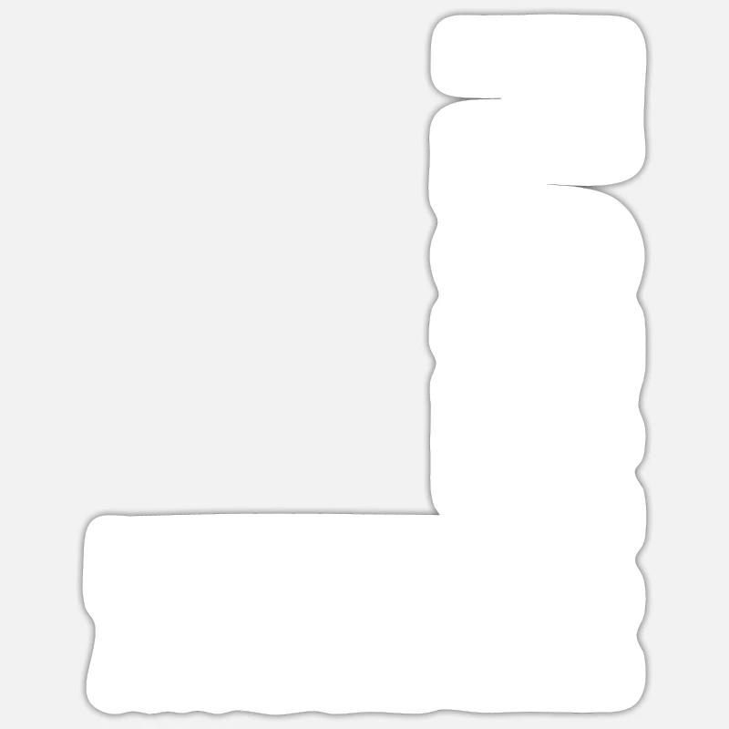 Florian - Sticker taille S (10 x 10 cm) - blanc mat