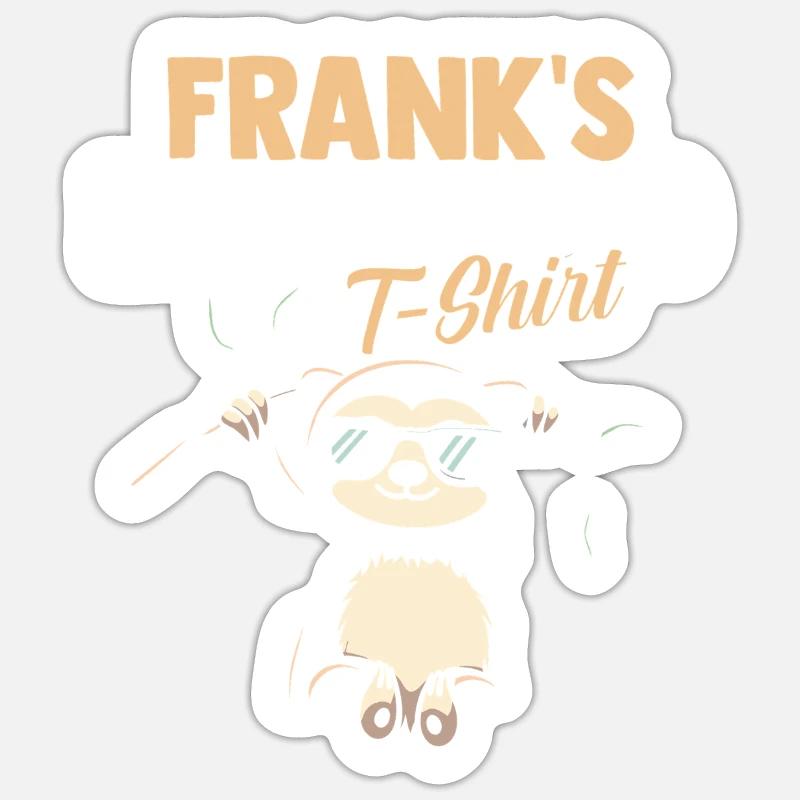 Sloth Frank Sticker size S (10 x 10 cm)