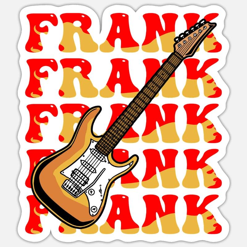 Franc - Sticker taille S (10 x 10 cm) - blanc mat