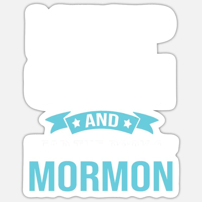 Mormons - Sticker size S (10 x 10 cm) - white matte