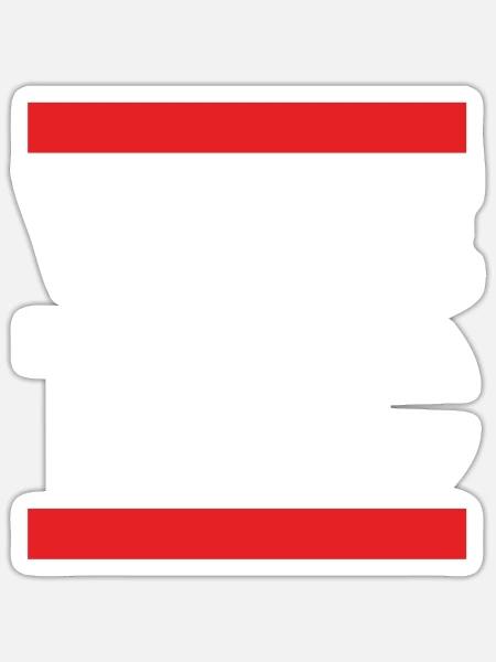 Vape THC Blanc - Sticker taille S (10 x 10 cm) - blanc mat