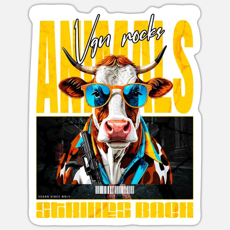 Animals strikes back Sticker size S (10 x 10 cm)