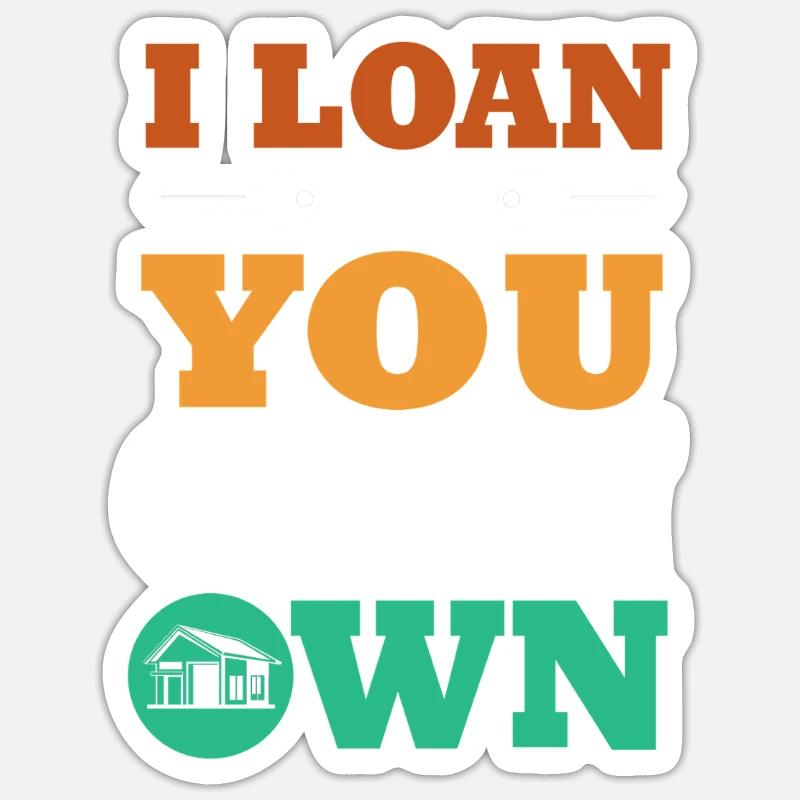Mortgage Condominium Debt Sticker size S (10 x 10 cm)
