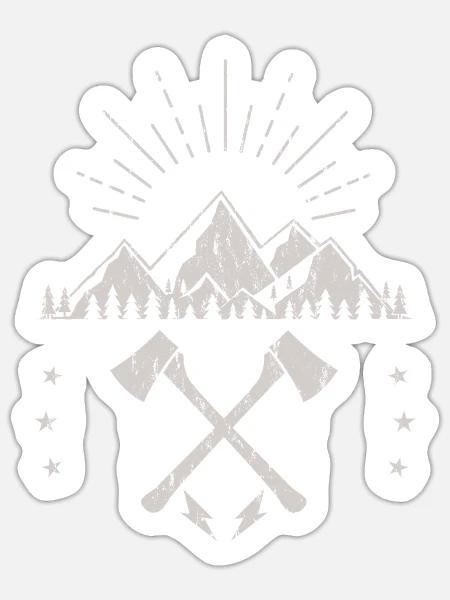 - Sticker size S (10 x 10 cm) - white matte