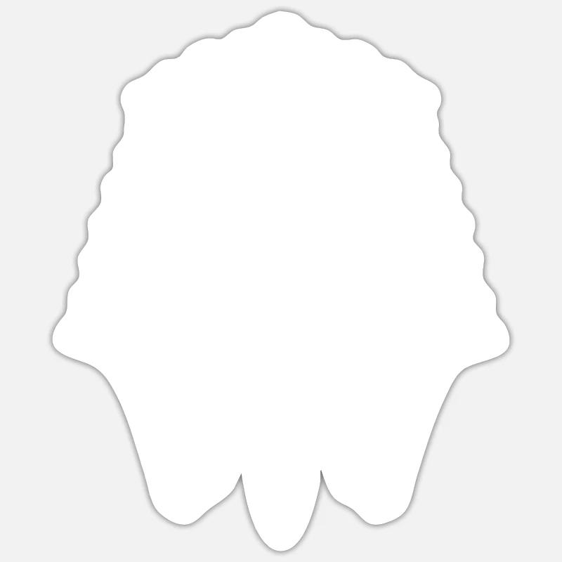 Pharaon Blanc Sticker taille S (10 x 10 cm)