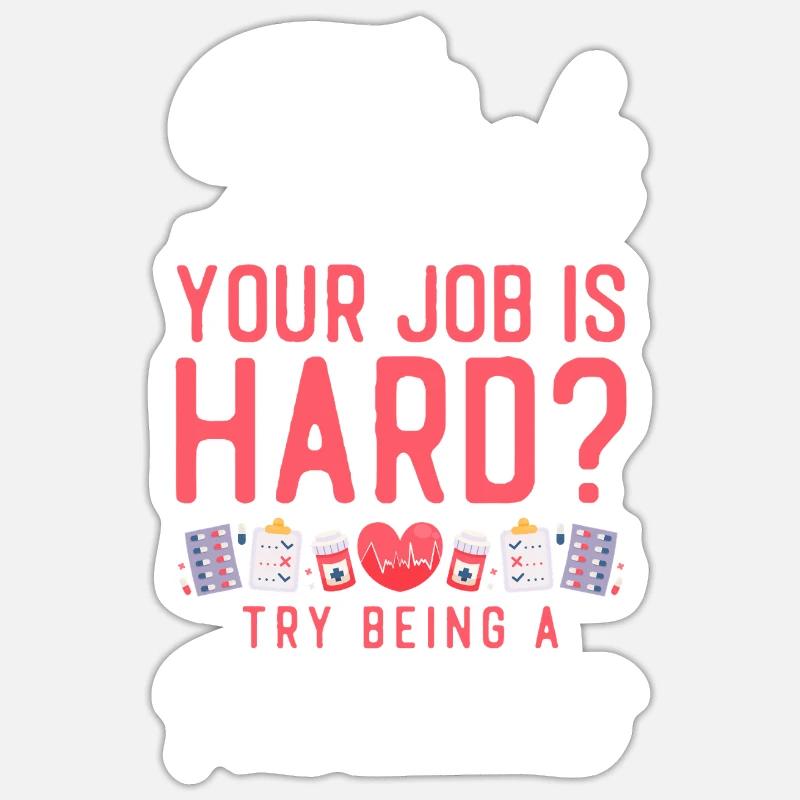 Pharmacy Tech Technician - Sticker Größe S (10 x 10 cm) - Mattweiß