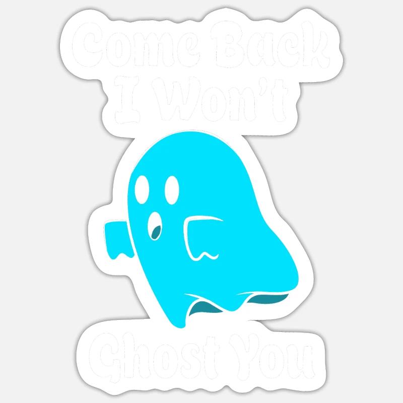 ghost witching hour ghosts paranormal Sticker size S (10 x 10 cm)